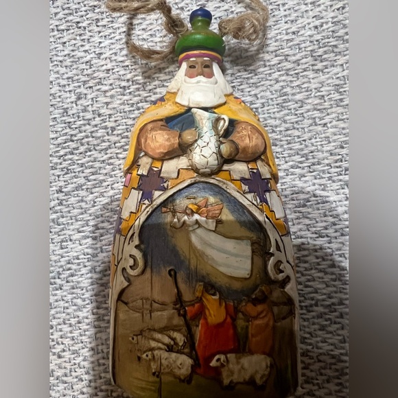 Jim Shore 2004 Heartwood Creek Set of 3 Wisemen Hanging Ornaments - Picture 8 of 16